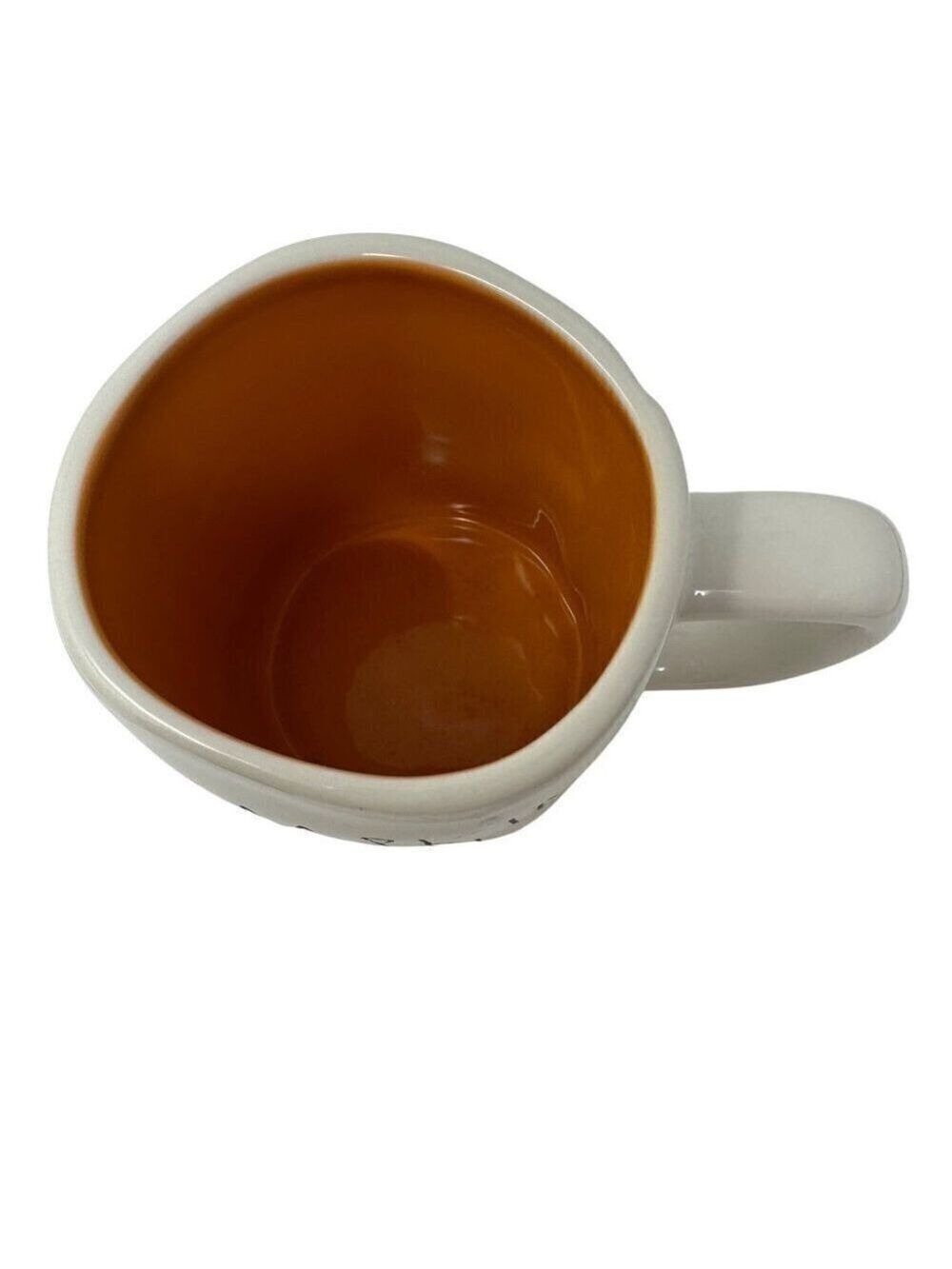 Rae Dunn Pumpkin Spice Mug Large Coffee Cup Ceramic Magenta LL Farmhouse Gift - Picture 2 of 7